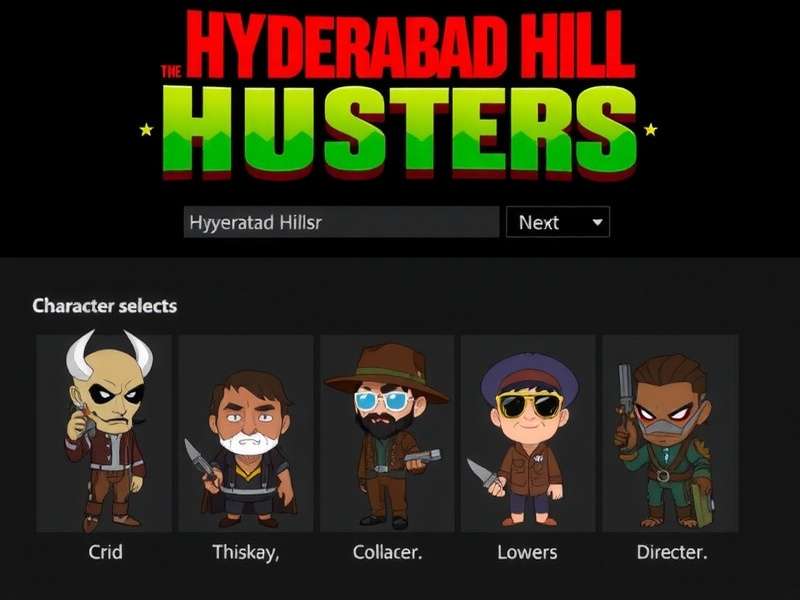 Local hero characters Hyderabad Hill Hustlers character selection